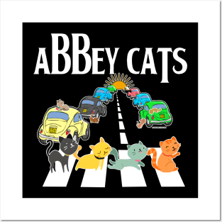 Abbey cats Posters and Art